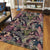 Palm Leaves, Tropical Flowers Area Rug - AH - Polynesian Pride