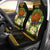 Papua New Guinea Car Seat Cover - Polynesian Gold Patterns Collection Universal Fit Black - Polynesian Pride