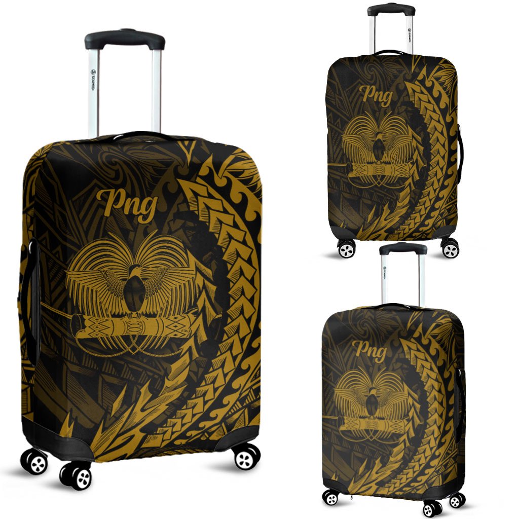 Papua New Guinea Luggage Covers - Wings Style Black - Polynesian Pride