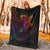 Papua New Guinea Premium Blanket - Butterfly Polynesian Style - Polynesian Pride