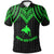 Papua New Guinea Polo Shirt Polynesian Armor Style Green Unisex Green - Polynesian Pride