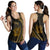 Papua New Guinea Women's Racerback Tank - Wings Style Black - Polynesian Pride