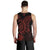 Papua New Guinea Custom Personalised Men's Tank Top - Red Turtle - Polynesian Pride