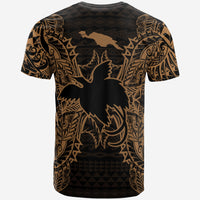 Papua New Guinea All T Shirt Papua New Guinea Flag Map Polynesian Tattoo Gold - Polynesian Pride