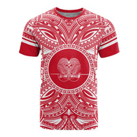 Papua New Guinea All T Shirt Papua New Guinea Coat Of Arms Polynesian Flag Color Unisex Red - Polynesian Pride