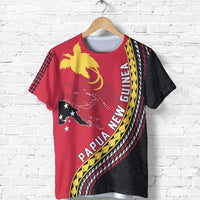 Papua New Guinea T Shirt Papua New Guinea Flag Map Generation Iv K6 Unisex Red - Polynesian Pride