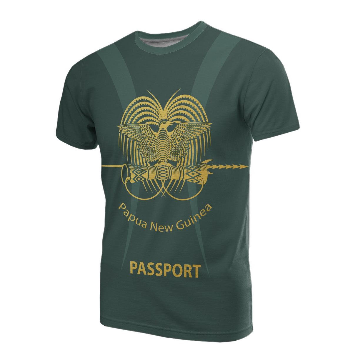 Papua New Guinea All Over Print T Shirt Papua New Guinea Passport Unisex Art - Polynesian Pride