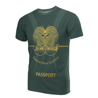 Papua New Guinea All Over Print T Shirt Papua New Guinea Passport Unisex Art - Polynesian Pride