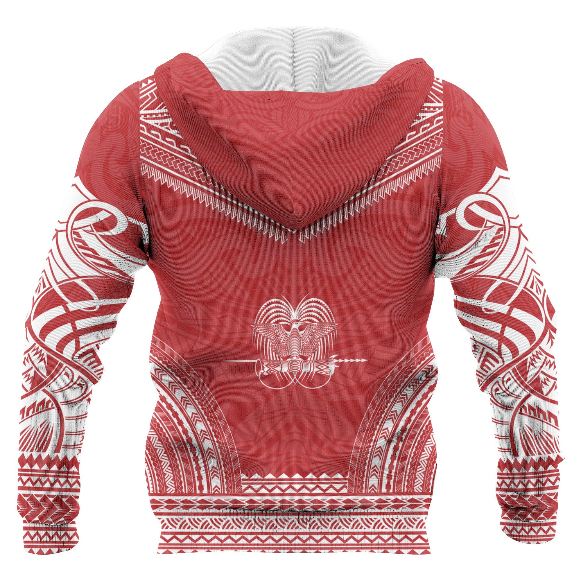 Papua New Guinea Polynesian Chief Custom Hoodie Flag Version Unisex Blue - Polynesian Pride