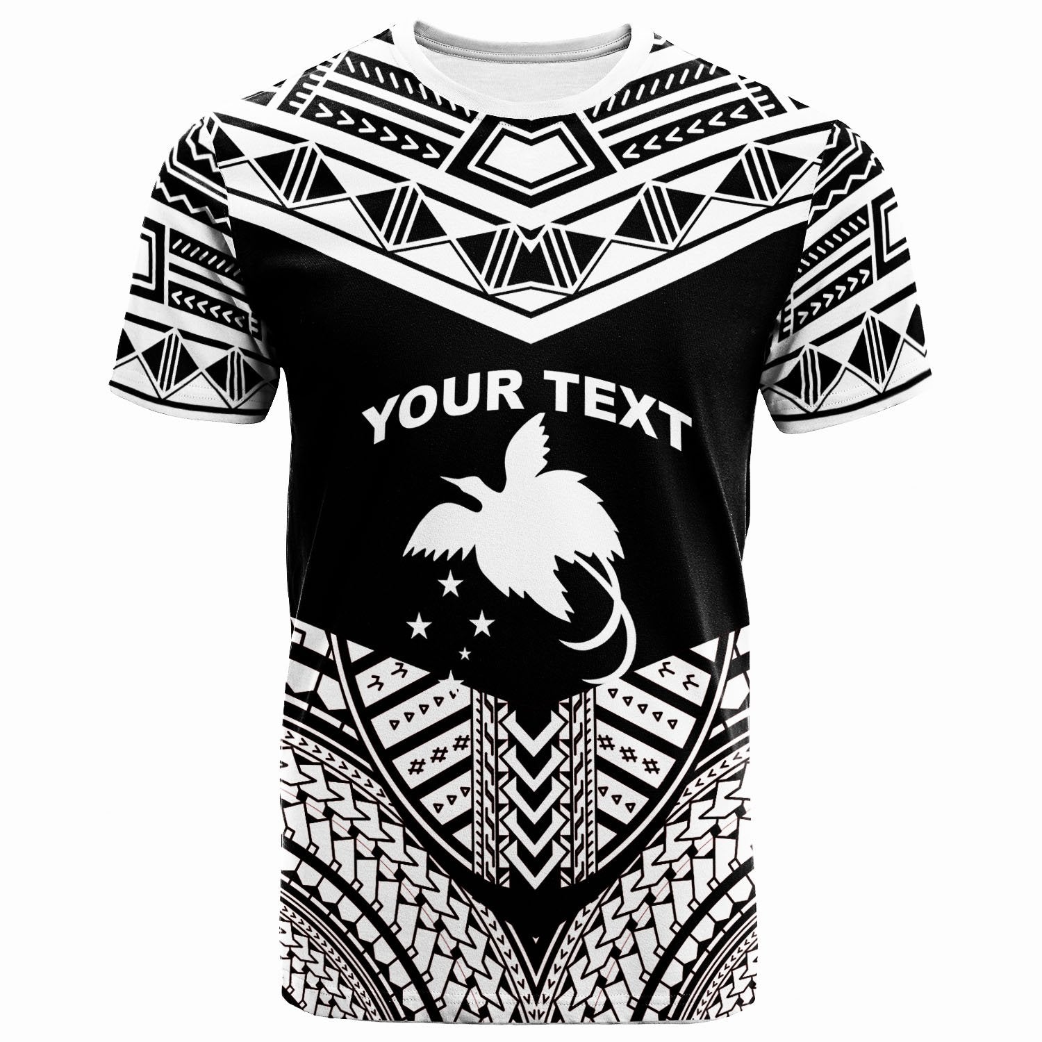 Papua Custom T Shirt Tribal Pattern Cool Style White Color Unisex White - Polynesian Pride