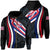 Hawaii Flag Polynesian Hoodie Zip Ten Style - Polynesian Pride