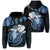 Hawaii Polynesian Aumakua Hammerhead Shark Hoodie Zip Cloud Style Pastel Blue Unisex Pastel Blue - Polynesian Pride