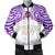 hawaiiMen's Bomber Jacket - Kanaka Pearl City High School Men's Bomber Jacket Demodern Style AH White - Polynesian Pride