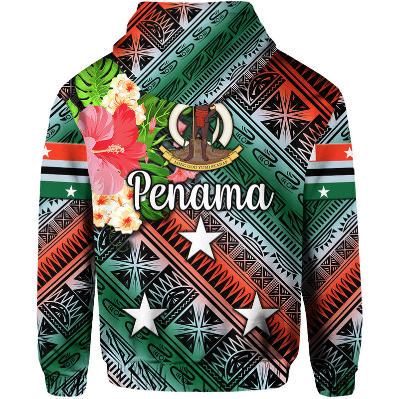 Vanuatu Penama Hoodie Independence Be Proud LT8 - Polynesian Pride