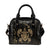 Personalized - Hawaii Kakau Polynesian Ohana Turtle Map Shoulder Handbag - Gold One Size Beige - Polynesian Pride