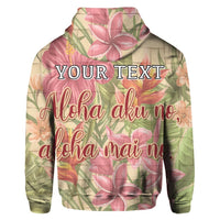 Custom Personalized Hawaii Tropical Hibiscus Plumeria Hoodie - Polynesian Pride