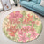 Hawaii Tropical Hibiscus Plumeria Round Carpet - AH - Polynesian Pride