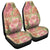 Hawaii Tropical Hibiscus Plumeria Car Seat Covers - AH Universal Fit Black - Polynesian Pride