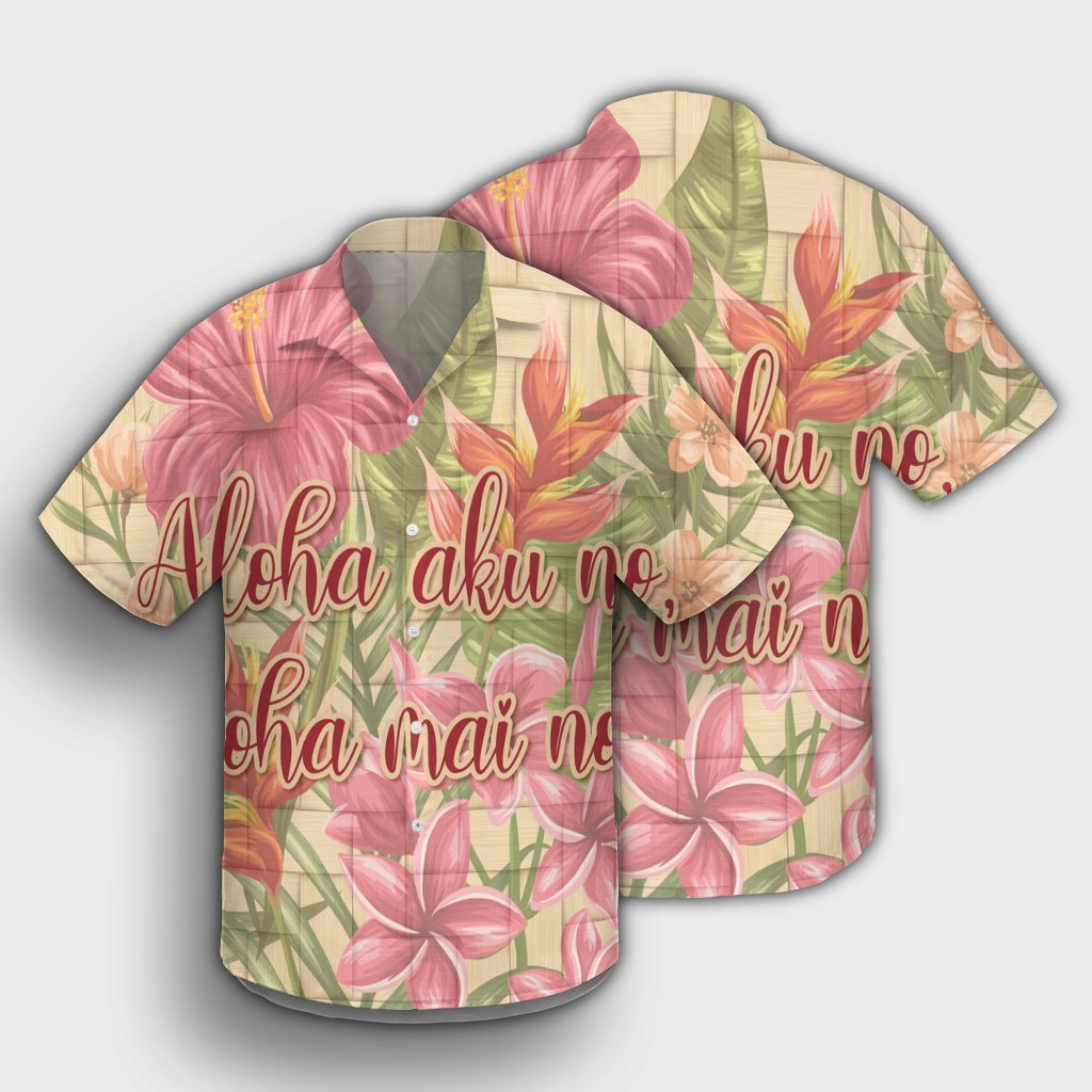 Hawaii Tropical Hibiscus Plumeria Hawaiian Shirt - AH - Polynesian Pride