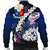 Philippines Men's Bomber Jacket - Butterfly Sampaguita Flower - Polynesian Pride