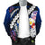 Philippines Men's Bomber Jacket - Butterfly Sampaguita Flower - Polynesian Pride