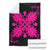 Hawaiian Quilt Maui Plant And Hibiscus Premium Blanket - Pink Black - AH - Polynesian Pride