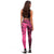 Tuvalu Flag Leggings (Pink) A02 - Polynesian Pride