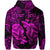 Custom Pisces Zodiac Polynesian Zip Hoodie Unique Style Pink LT8 - Polynesian Pride