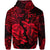 Custom Pisces Zodiac Polynesian Zip Hoodie Unique Style Red LT8 - Polynesian Pride