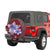 Plumeria Violet Polynesia Red Spare Tire Cover AH - Polynesian Pride