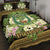 Pohnpei Quilt Bed Set - Polynesian Gold Patterns Collection Black - Polynesian Pride