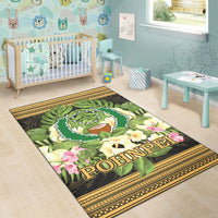 Pohnpei Area Rug - Polynesian Gold Patterns Collection - Polynesian Pride