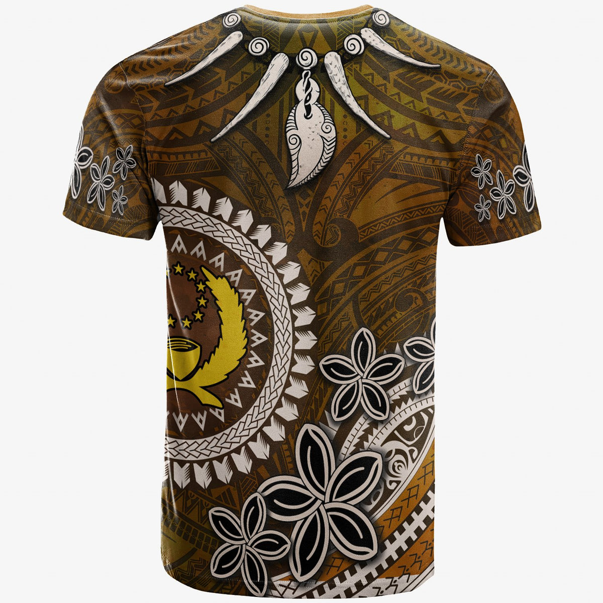 Pohnpei T Shirt Polynesian Boar Tusk - Polynesian Pride