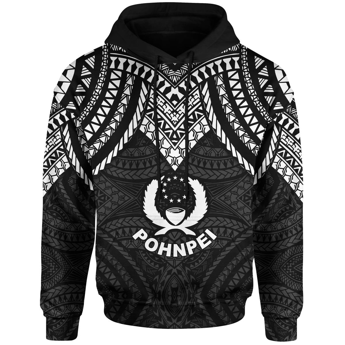 Pohnpei Hoodie Micronesian Pattern Armor Style Unisex - Polynesian Pride