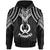 Pohnpei Hoodie Polynesian Armor Style Black Unisex Black - Polynesian Pride