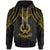 Pohnpei Hoodie Polynesian Armor Style Gold Unisex Gold - Polynesian Pride