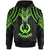 Pohnpei Hoodie Polynesian Armor Style Green Unisex Green - Polynesian Pride