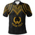 Pohnpei Custom Polo Shirt Polynesian Armor Style Gold Unisex Gold - Polynesian Pride