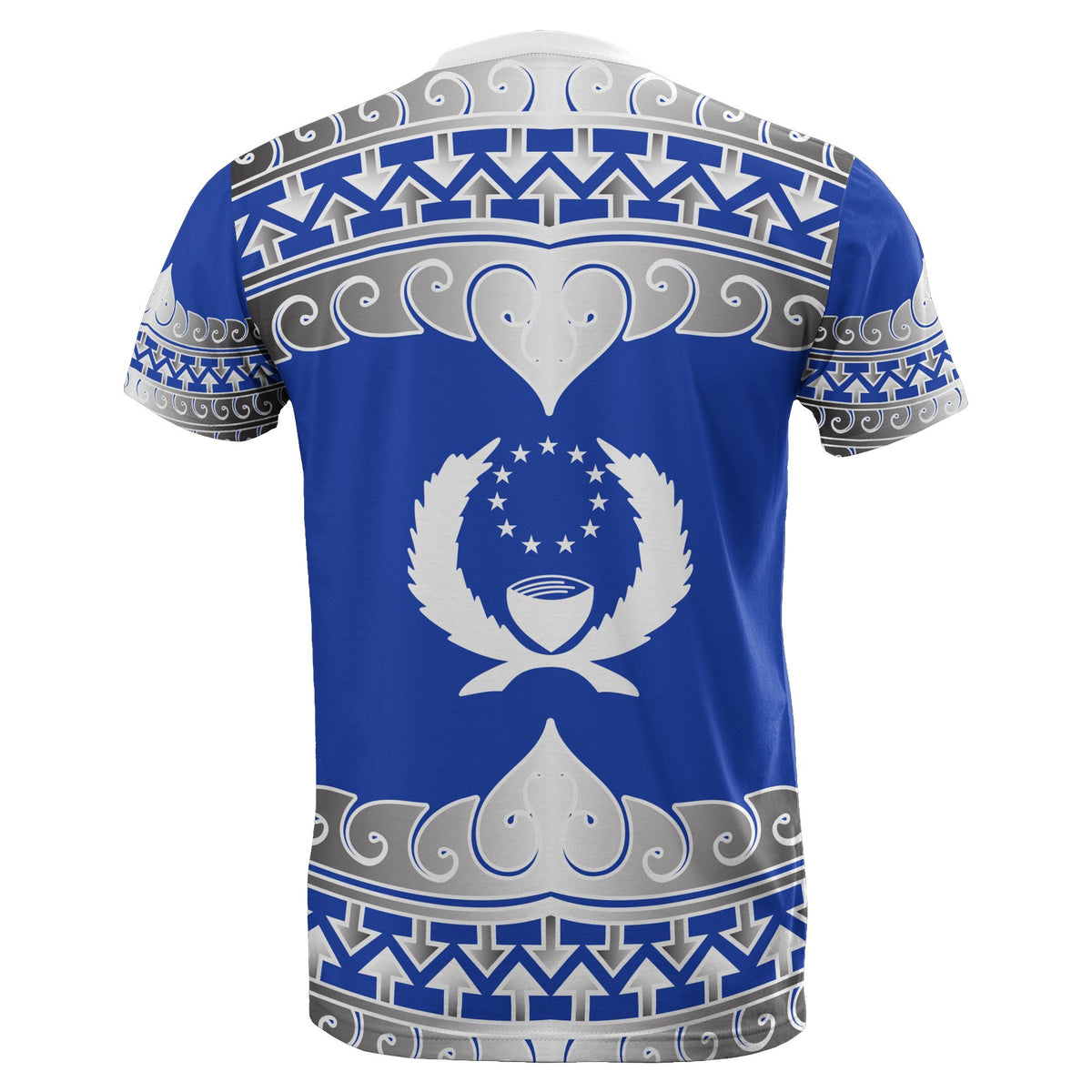 Pohnpei All Over T Shirt Pohnpei Wave Style - Polynesian Pride