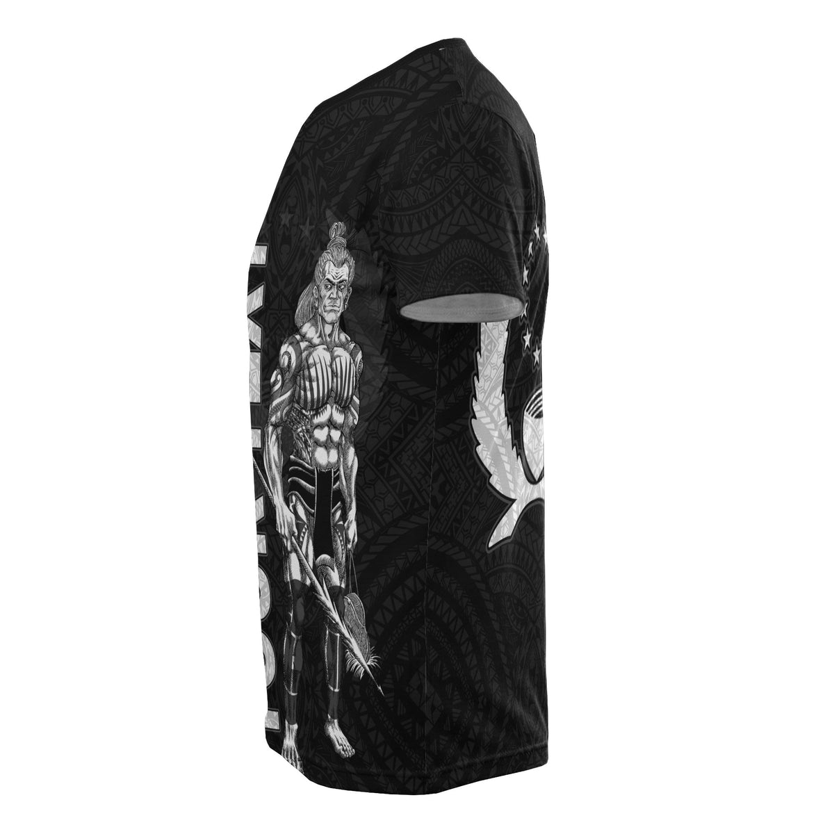 Pohnpei Custom Polynesian T Shirt Micronesia Pohnpeian Warrior - Polynesian Pride