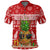 Hawaii Christmas Polo Shirt Mele Kalikimaka Pineapple LT7 Red - Polynesian Pride