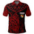 Tonga Custom Polo Shirt Emancipation Day Lion Style Black LT7 Black - Polynesian Pride