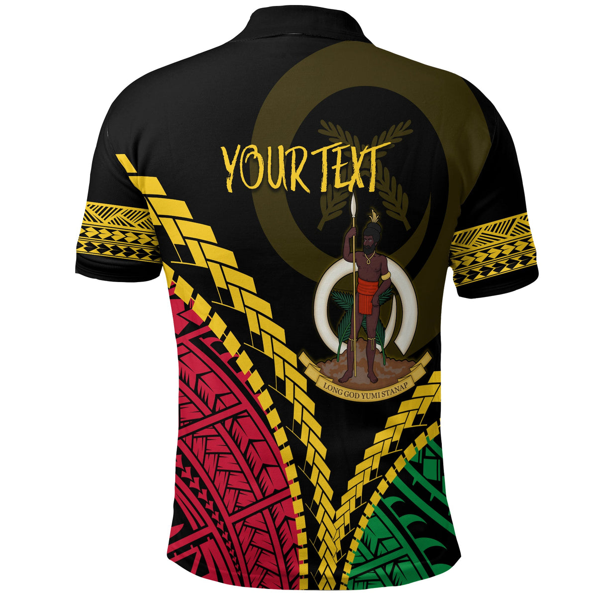 Vanuatu Custom Polo Shirt Proud Ni Van Special Version LT7 - Polynesian Pride