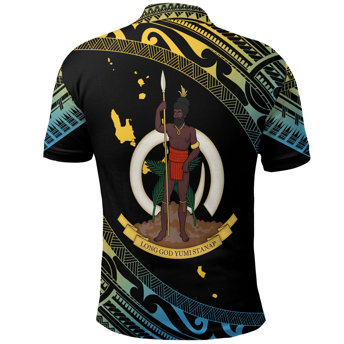 Vanuatu Proud To Be A Ni Van Polynesian Pattern Polo Shirt Sanma Province LT7 - Polynesian Pride