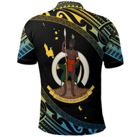Vanuatu Proud To Be A Ni Van Polynesian Pattern Polo Shirt Sanma Province LT7 - Polynesian Pride
