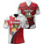 Custom Tonga Rugby Polo Shirt Polynesian Armor Style White Unisex White - Polynesian Pride