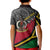 Vanuatu Polo Shirt KID - Custom Vanuatu Independence Anniversary with Coat of Arms and Polynesian RLT7 - Polynesian Pride