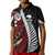 Mate Maa Tonga Mixed Aotearoa Kiwis Rugby Polo Shirt Silver Fern Mixed Polynesian Style LT9 Kid Black - Polynesian Pride