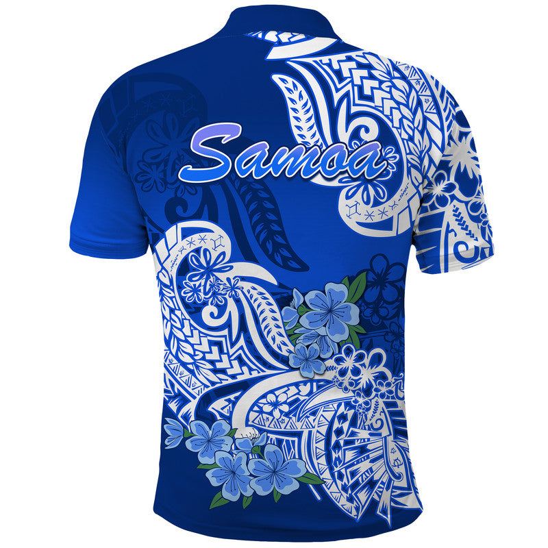 Polynesian Samoa Floral Tribal Polo Shirt LT9 - Polynesian Pride