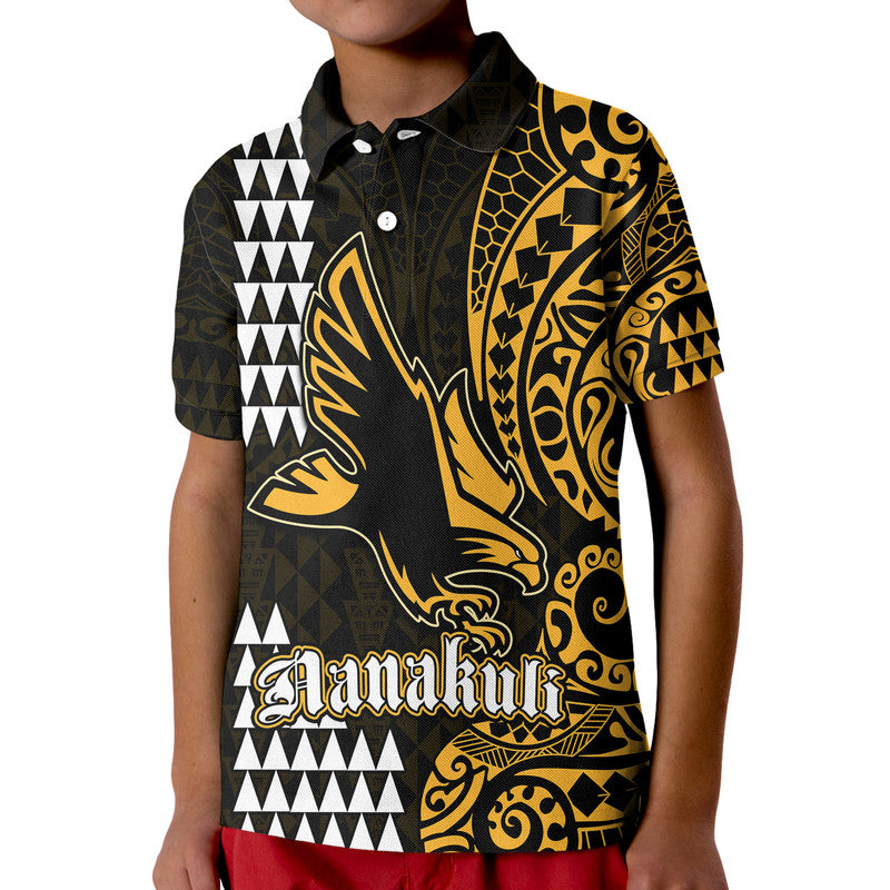 Hawaii Nanakuli High School Polo Shirt Tribal Kakau LT9 - Polynesian Pride